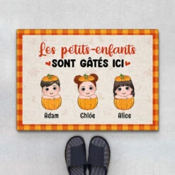 Paillasson Les Petits Enfants Sont Gâtés Ici Personnalisé