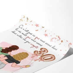Poster Personnalisé Anniversaire Femme Avec Texte 4 Poster Personnalisé Anniversaire Femme Avec Texte -Vivelamode Soldes Magasin 1240SFR2 poster cest qui nous avons dans la vie qui compte anniversaire de 30 ans personnalise