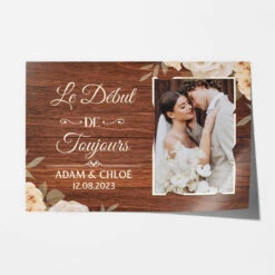 Le Début De Toujours - Cadeau Personnalisé | Poster Pour Couple