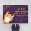 Va-T'en Sauf Si T'as Apporté DeL'alcool Et Des Friandises Pour Chats - Cadeau Personnalisé | Paillasson Pour Amoureux Des Animaux 7 Va-T'en Sauf Si T'as Apporté DeL'alcool Et Des Friandises Pour Chats - Cadeau Personnalisé | Paillasson Pour Amoureux Des Animaux -Vivelamode Soldes Magasin 1314DFR1 paillasson va ten sauf si tas apporte de lalcool et des friandises pour chats personnalise