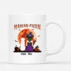 Maman Chien Halloween- Cadeau Personnalisé | Mug Pour Amoureux Des Animaux -Vivelamode Soldes Magasin 1322MFR1 mug maman chien halloween personnalise