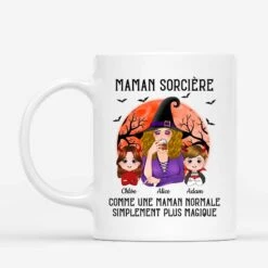 Mug Maman Sorcière Personnalisé Halloween