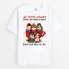 Les Petits-Enfants M'ont Fait Fondre Le Cœur - Cadeau Personnalisé | T-shirt Pour Noël