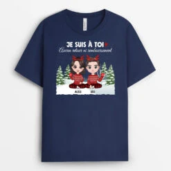 Je Suis À Toi - Cadeau Personnalisé | T-shirt Pour Noël