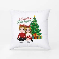 Ensemble Pour Toujours - Cadeau Personnalisé | Coussin Pour Couple
