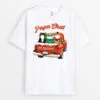 Maman De Chat/Papa De Chat Version Noël Voiture - Cadeau Personnalisé | T-shirt Pour Noël
