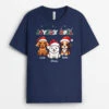 Merry Woofmas A Noel - Cadeau Personnalisé | T-shirt Pour Noël