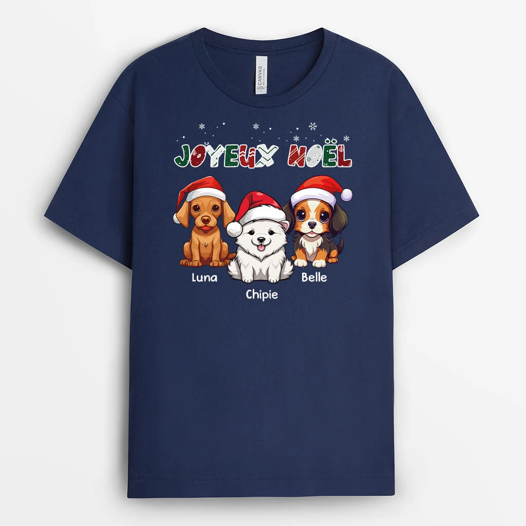Merry Woofmas A Noel - Cadeau Personnalisé | T-shirt Pour Noël 1 Merry Woofmas A Noel - Cadeau Personnalisé | T-shirt Pour Noël