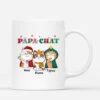 Mug Papa Chat Personnalisé Pour Noël 6 Mug Papa Chat Personnalisé Pour Noël -Vivelamode Soldes Magasin 1468MFR1 mug maman de chat papa de chat version noel bonnet personnalise