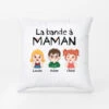La Bande à Maman - Cadeau Personnalisé | Coussin Pour Maman
