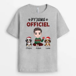 Pyjama Officiel Version Noël - Cadeau Personnalisé | T-shirt Pour Noël