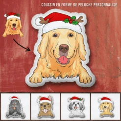 Coussin En Forme De Peluche Personnalisé