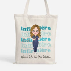 Infirmière Héros De La Vie Réelle - Cadeau Personnalisé | Tote Bag Pour Femme