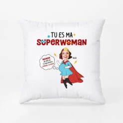 Tu Es Ma Superwoman - Cadeau Personnalisé | Coussin Pour Femme
