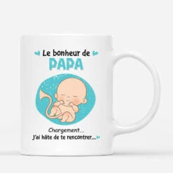 Mug Le Bonheur De Papa Design Bébé Personnalisé