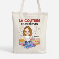 La Couture Est Ma Thérapie - Cadeau Personnalisé | Tote Bag Pour Femme