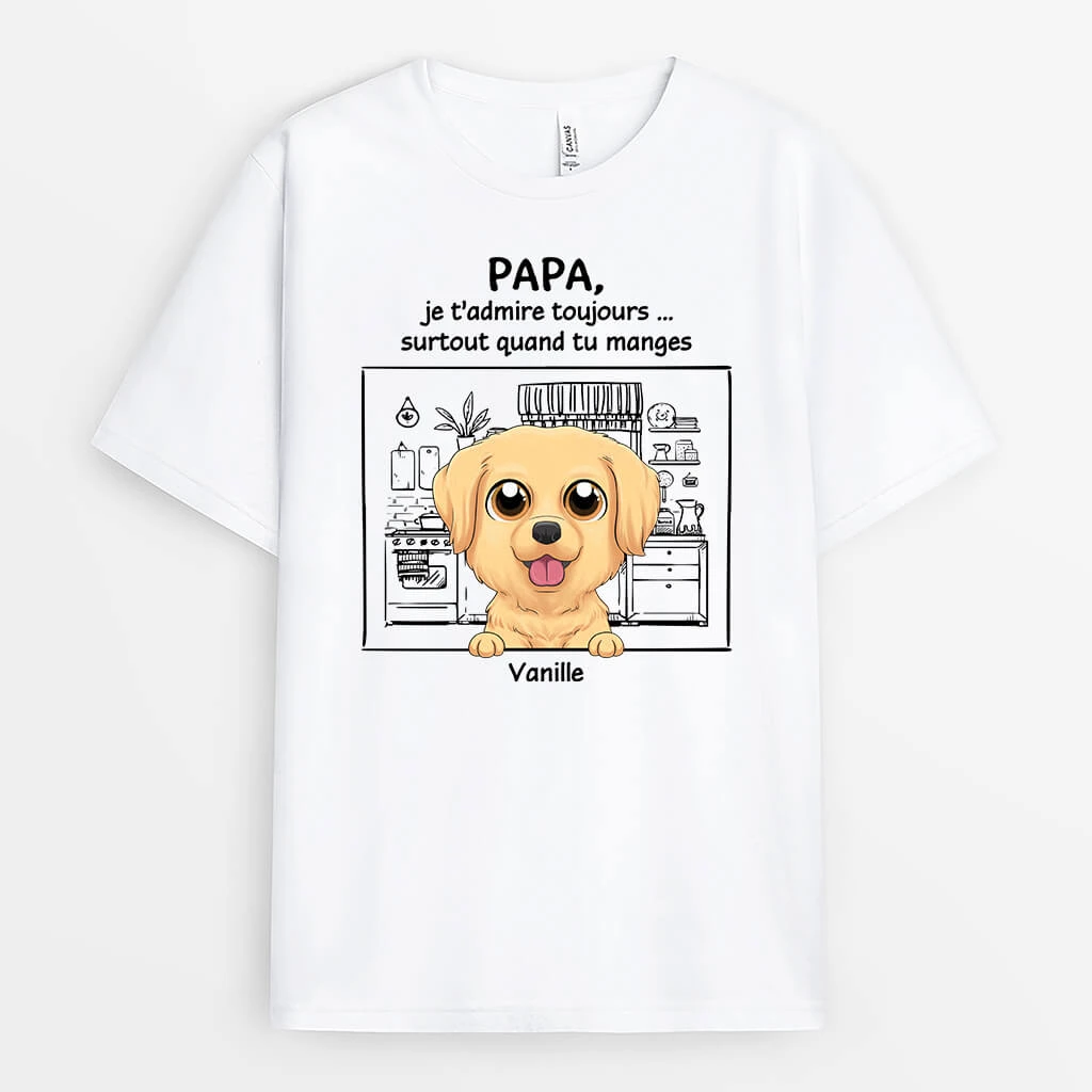 Maman, Je T’Admire Toujours... Surtout Quand Tu Manges - Cadeau Personnalisé | T-shirt Pour Les Amoureux Des Animaux 2 Maman, Je T’Admire Toujours... Surtout Quand Tu Manges - Cadeau Personnalisé | T-shirt Pour Les Amoureux Des Animaux – Image 2