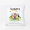 Il N'y A Pas D'Endroit Comme La Maison De Mamie/Papy/Maman/Papa - Cadeau Personnalisé | Coussin Pour Tous