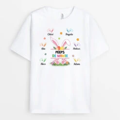 Mamie Peeps - Cadeau Personnalisé | T-shirt Pour Pâques