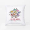 Les Petits-Enfants Oiseaux - Cadeau Personnalisé | Coussin Pour Famille