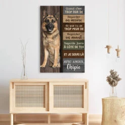 Regardez Juste À Côté De Toi Et Je Serai Là - Cadeau Personnalisé | Toile Pour Amoureux Des Animaux -Vivelamode Soldes Magasin 2155CFR3 toile regardez juste a cote de toi et je serai la personnalisee