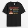 Légende Mari Papa Papi Vintage - Cadeau Personnalisé | T-shirt Pour Homme -Vivelamode Soldes Magasin 2260AFR1 t shirt legende mari papa papi vintage personnalise