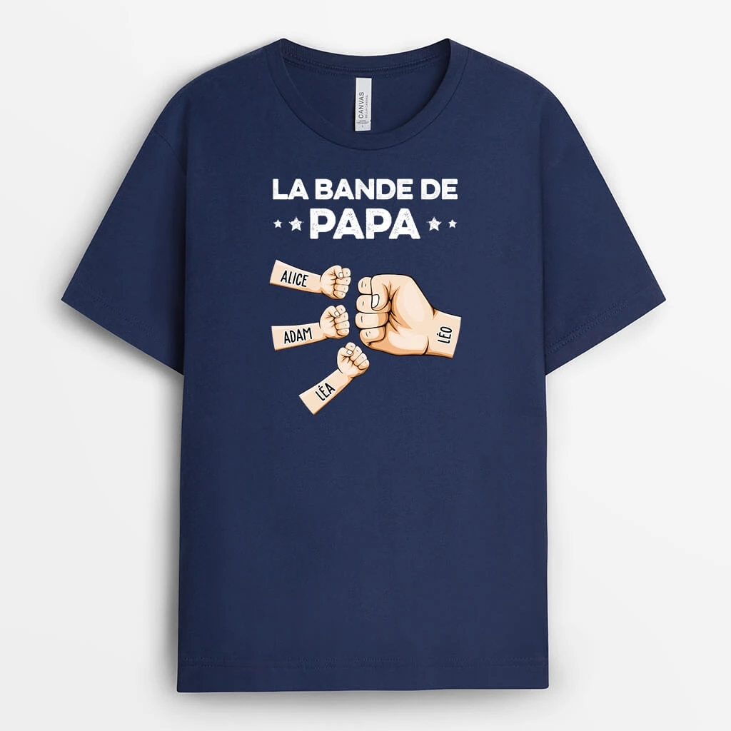 La Bande À Papa Bosses De Poing Classique - Cadeau Personnalisé | T-shirt Pour Papa 2 La Bande À Papa Bosses De Poing Classique - Cadeau Personnalisé | T-shirt Pour Papa – Image 2