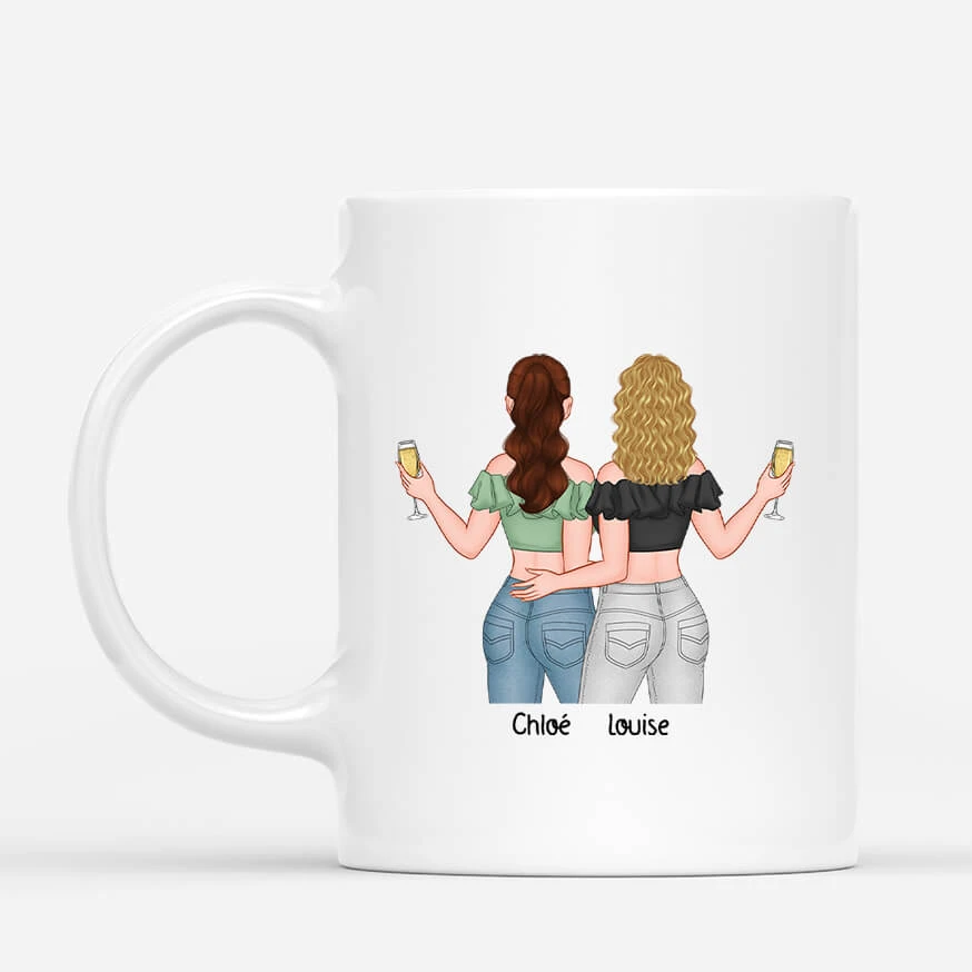 Je Ramène Les Problèmes Tu Apportes L'Alcool - Cadeau Personnalisé | Mug Pour Meilleure Amie 2 Je Ramène Les Problèmes Tu Apportes L'Alcool - Cadeau Personnalisé | Mug Pour Meilleure Amie – Image 2