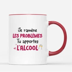 Je Ramène Les Problèmes Tu Apportes L'Alcool - Cadeau Personnalisé | Mug Pour Meilleure Amie 5 Je Ramène Les Problèmes Tu Apportes L'Alcool - Cadeau Personnalisé | Mug Pour Meilleure Amie -Vivelamode Soldes Magasin 2490MFR3 mug je ramene les problemes tu apportes lalcool personnalise