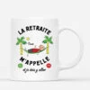La Retraite M'Appelle - Cadeau Personnalisé | Mug Pour Homme -Vivelamode Soldes Magasin 2538MFR1 mug la retraite mappelle version homme personnalise