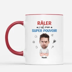 Râler C'est Mon Super Pouvoir Version Femme - Cadeau Personnalisé | Mug Pour Femme -Vivelamode Soldes Magasin 2556MFR2 mug raler cest mon super pouvoir version homme personnalise