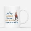 Vive La Retraite - Mug Personnalisé Homme Humour