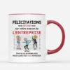 Félicitations Sur Votre Évasion De L'Entreprise - Cadeau Personnalisé | Mug Pour Collègue