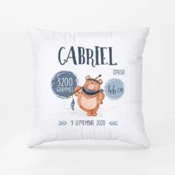 Description D'Enfant Ours - Cadeau Personnalisé | Coussin Pour Enfant