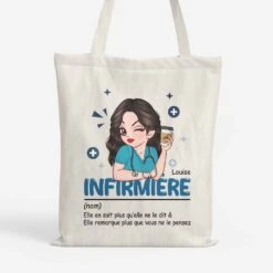 Définition D'Une Infirmière - Cadeau Personnalisé | Tote Bag Pour Infirmière