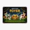 Le Foyer De - Cadeau Personnalisé | Plaque En Métal Pour Couple