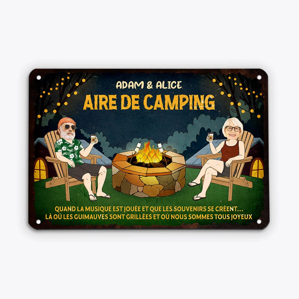 Le Foyer De - Cadeau Personnalisé | Plaque En Métal Pour Couple 2 Le Foyer De - Cadeau Personnalisé | Plaque En Métal Pour Couple – Image 2