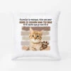 Quand Je Te Manque Version Chat - Cadeau Personnalisé | Coussin Pour Amoureux Des Animaux
