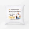 J'ai Mon Papa Héros - Cadeau Personnalisé | Coussin Pour Papa