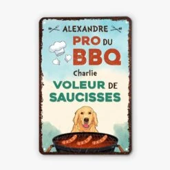 Voleurs De Saucisses Version Chiens - Cadeau Personnalisé | Plaque Pour Amoureux Des Animaux -Vivelamode Soldes Magasin 2937EFR2 voleurs de saucisses version chiens plaque personnalisee avec chiens