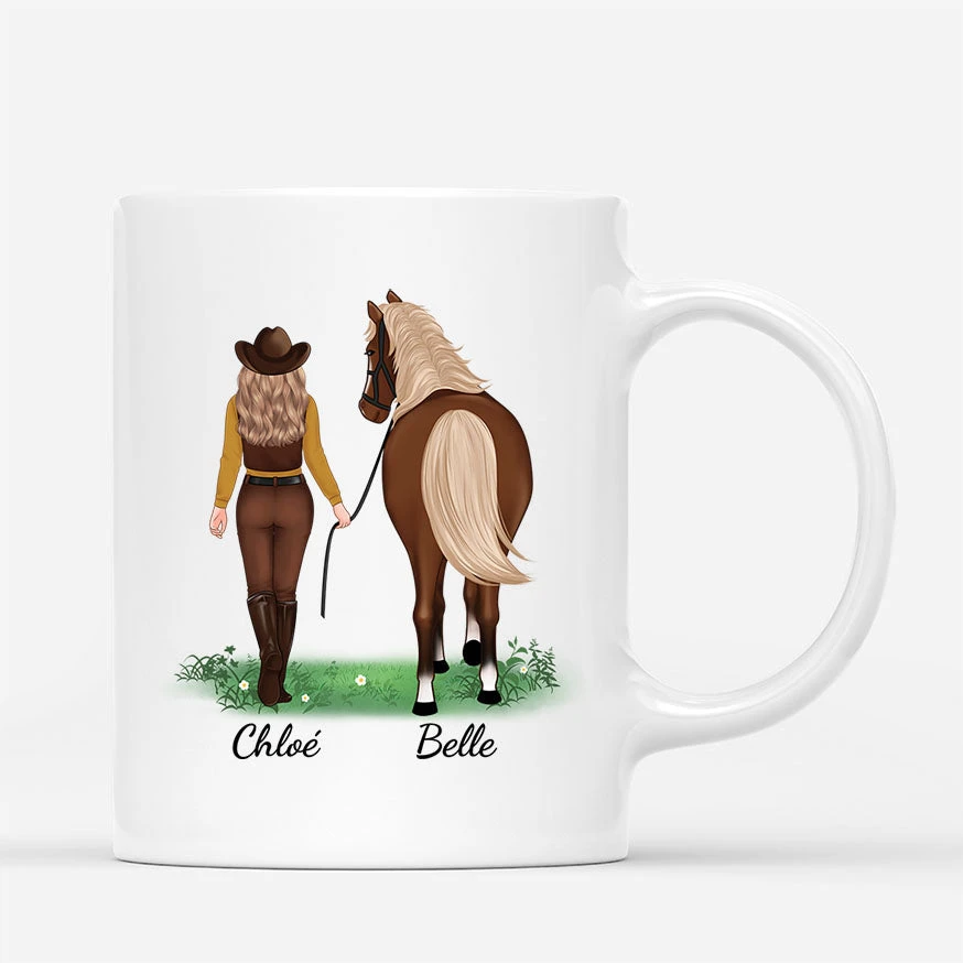 Mon Cheval M'appelle - Mug Personnalisé Femme 2 Mon Cheval M'appelle - Mug Personnalisé Femme – Image 2