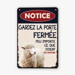 Peu Importe Ce Que Disent Les Poules - Cadeau Personnalisé | Plaque Avec Animaux -Vivelamode Soldes Magasin 2973EFR2 peu importe ce que disent les poules plaque personnalisee animaux