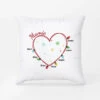 Mamie Version Lumières De Noël - Cadeau Personnalisé | Coussin Pour Mamie