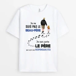 Je Ne Suis Pas Le Beau-Père - Cadeau Personnalisé | T-shirt Pour Beau-Père