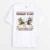 Comme Au Premier Jour - Cadeau Personnalisé | T-shirt Pour Couple -Vivelamode Soldes Magasin 3065AFR1 comme au premier jour t shirt personnalise couple