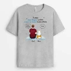 T-shirt Mon Bonjour Préféré Personnalisé Chat -Vivelamode Soldes Magasin 3172AFR2 tu etais mon bonjour prefere mon au revoir le plus difficile tee shirt chat ppersonnalise