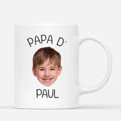 Maman De, Tasse Avec Visage - Cadeau Personnalisé | Mug Pour Maman -Vivelamode Soldes Magasin 3238MFR3 maman de tasse avec visage mug personnalise pour maman