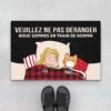 Veuillez Ne Pas Déranger Version Chat - Cadeau Personnalisé| Paillasson Pour Amoureux Des Chats -Vivelamode Soldes Magasin 3311DFR1 veuillez ne pas deranger version chat paillasson personnalise chat