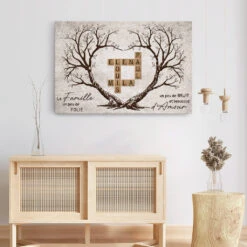 Arbre De Famille Et Les Mots Croisés - Cadeau Personnalisé | Toile Pour Famille 5 Arbre De Famille Et Les Mots Croisés - Cadeau Personnalisé | Toile Pour Famille -Vivelamode Soldes Magasin 3387CFR3 arbre de famille et les mots croises toile personnalisee famille