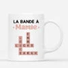 La Bande À Mamie Avec Mots Croisés Bleus - Cadeau Personnalisé | Mug Pour Mamie